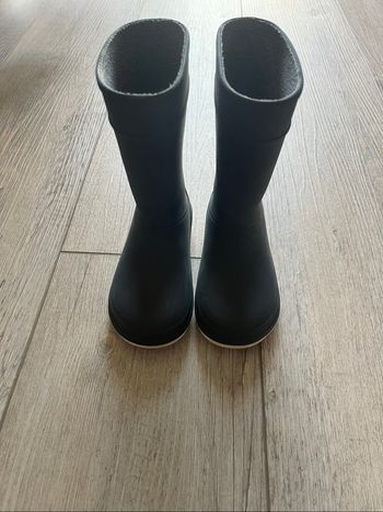 Botte de pluie bleu Decathlon
