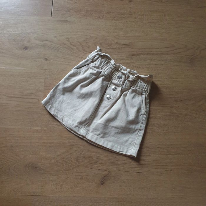 🩷 Jupe paper bag en denim 3 ans Kiabi #emyfleury_3ansfille
