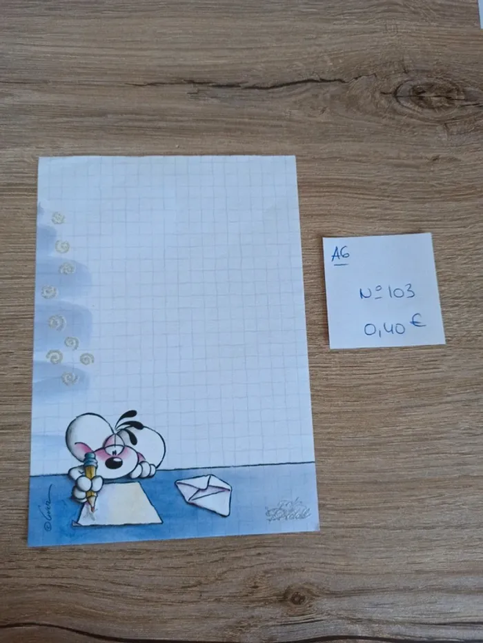 Feuille Diddl A6 103 0,40€