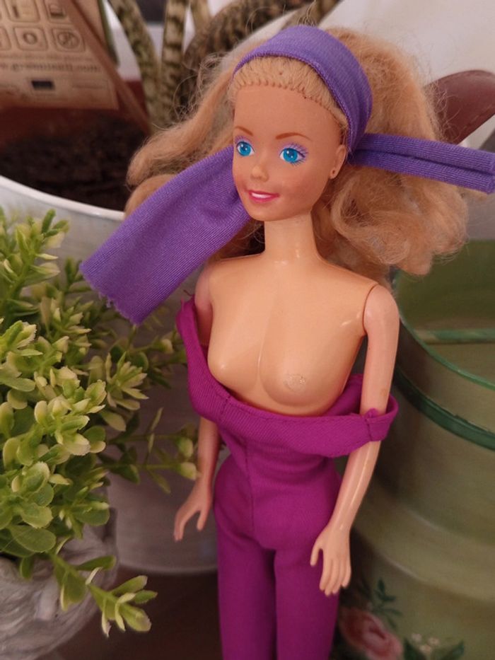 Barbie vintage tenue combi violette Super Dance 1982 - photo numéro 9