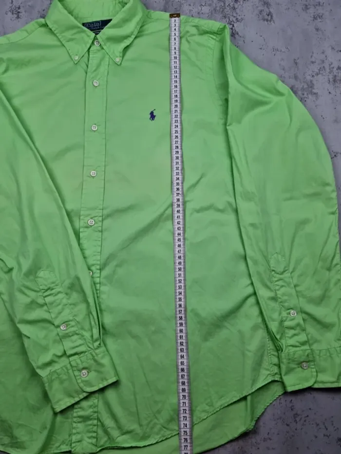 Chemise manches longues Ralph Lauren verte, L Hommes - photo numéro 10