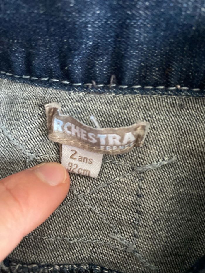 Veste en jean mixte orchestra - photo numéro 3