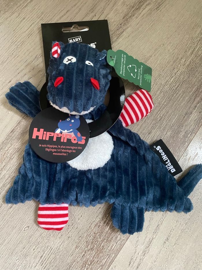 Doudou hipipotame les déglingos neuf etiquetté
