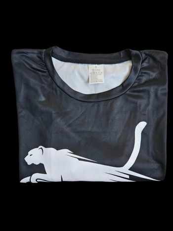Tee-shirt Léopard Noir et Blanc - 36/S- NEUF