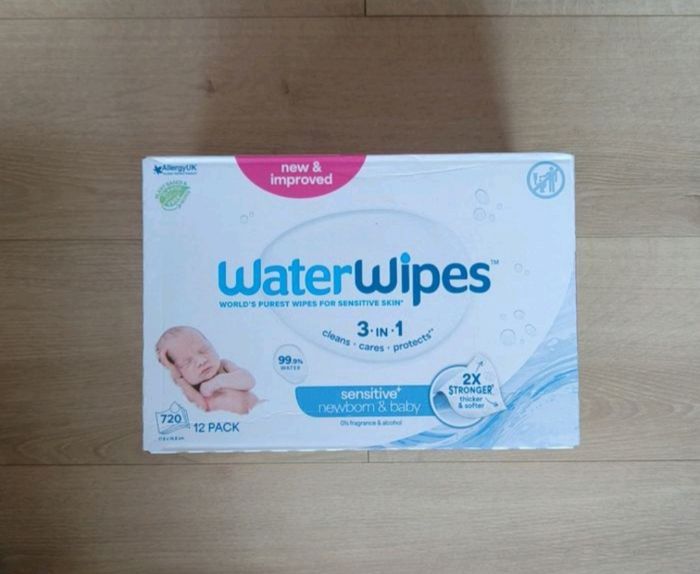 Carton de 12 paquets de lingettes Waterwipes