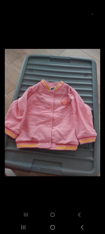 Veste à pression 9mois