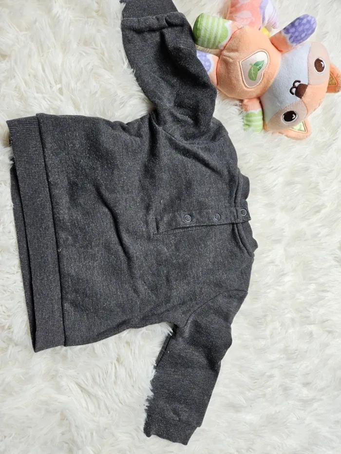 Gilet poches lapin 9 mois - photo numéro 4