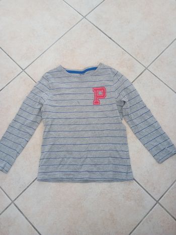 Manche longue gris 6 ans