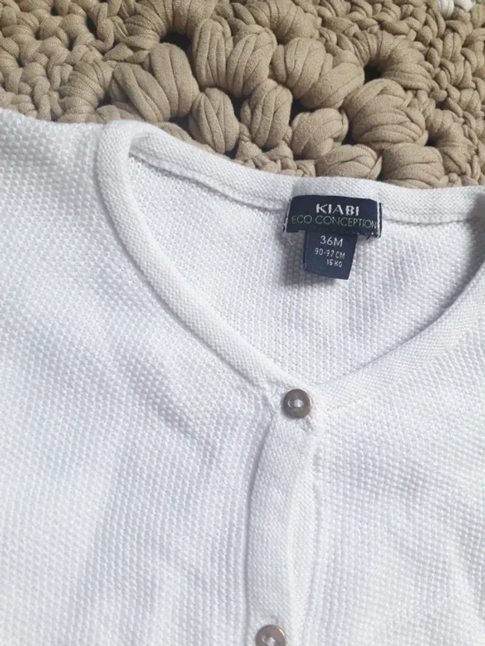 gilet blanc - photo numéro 3