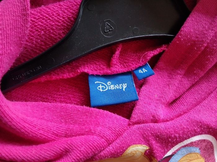 Sweat à capuche fushia Disney 4ans - photo numéro 3