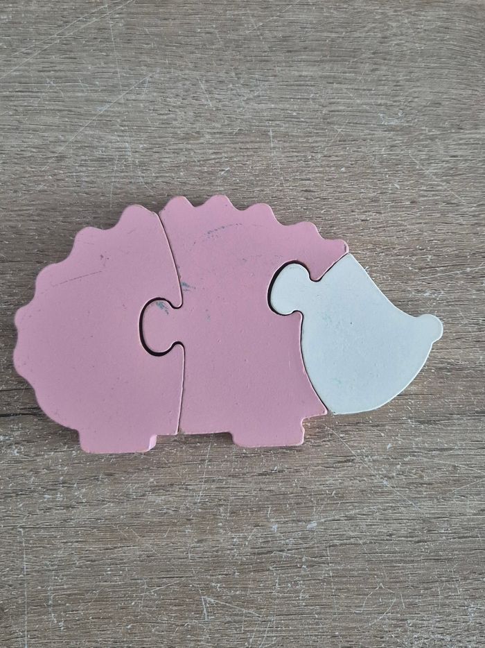 Puzzle 3 pièces en bois 🦔 - photo numéro 5