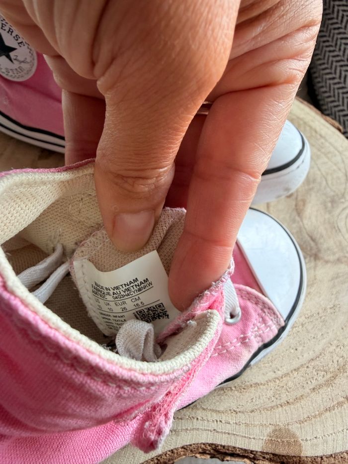 Converse scratch lacet élastique pointure 26 - photo numéro 4