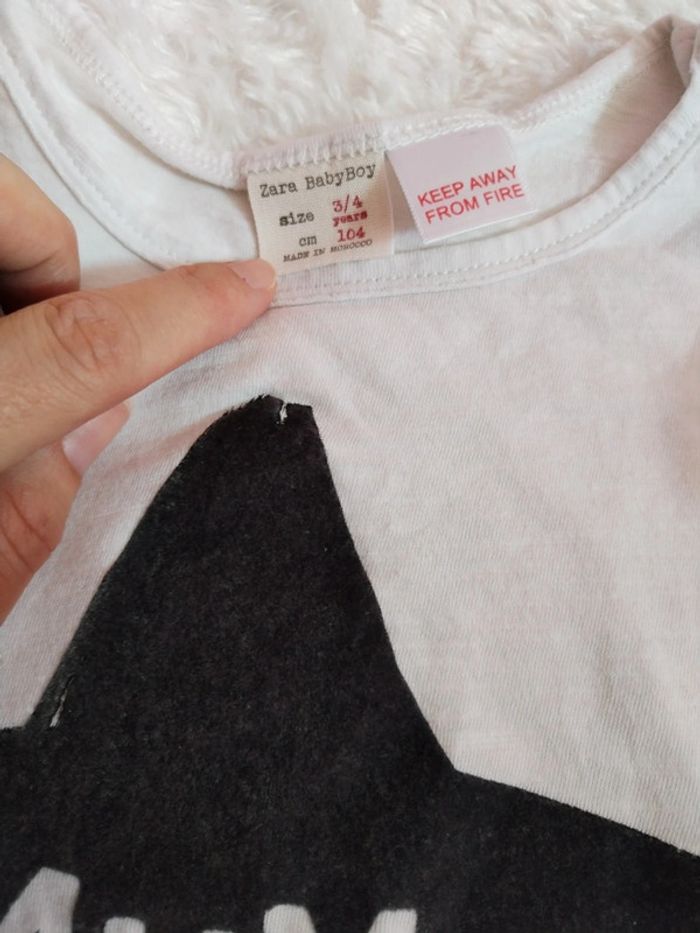 Lot de 2 tee shirts manches courtes 104cm - photo numéro 2