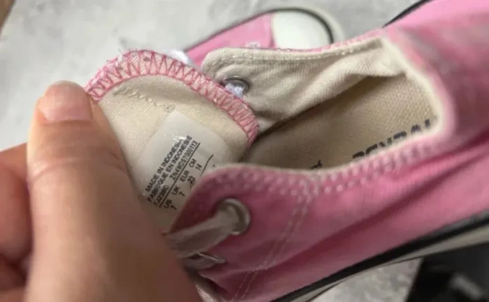 Converse rose basse taille 23 - photo numéro 4