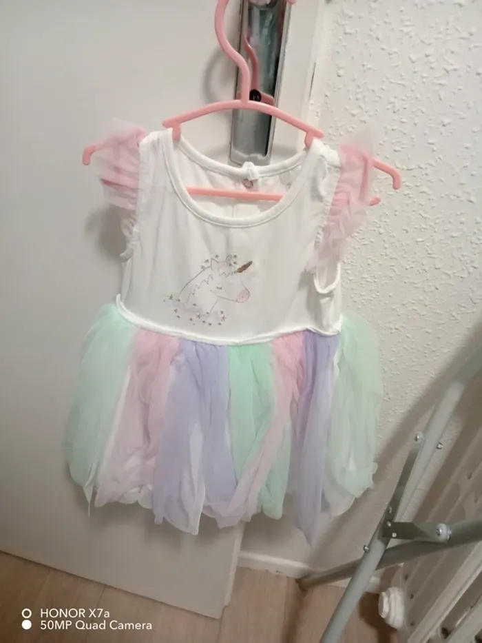 Robe licorne 12 mois