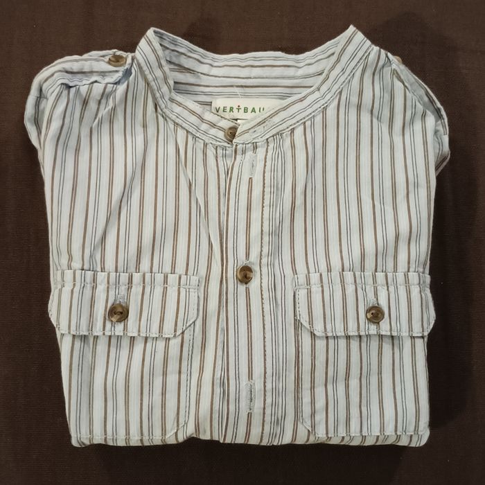 Chemise liquette garçon bleu - photo numéro 3