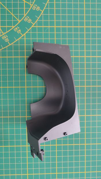 Pièce 24A du fascicule n°24 numéro 24 pièce détachée Ecto 1 Ghostbusters 1/8 1/8e 1/8ème Eaglemoss #