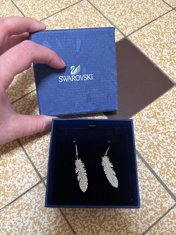Boucles d’oreilles Swarovski - photo numéro 2