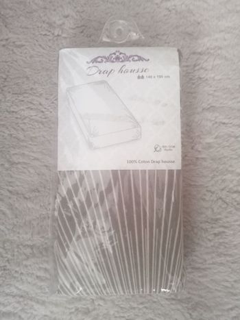 🎀Drap housse 2 places imprimé neuve 100% coton 🎀