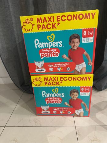 Pampers pants taille 8//116 couches 
