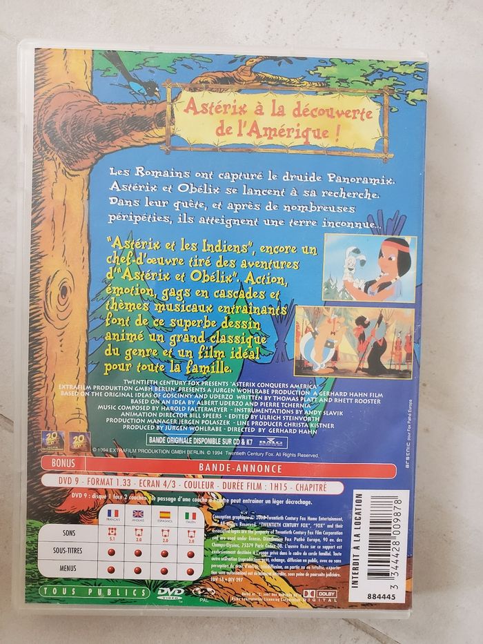 DVD Astérix et les indiens - photo numéro 3