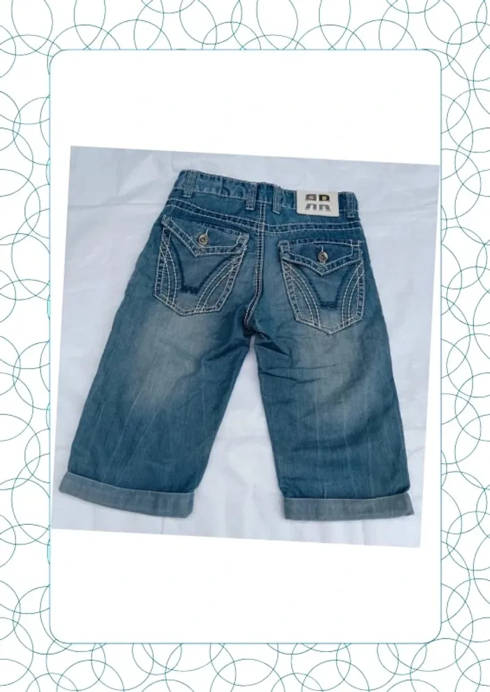 Short en jean 8 ans Rivaldi - photo numéro 5