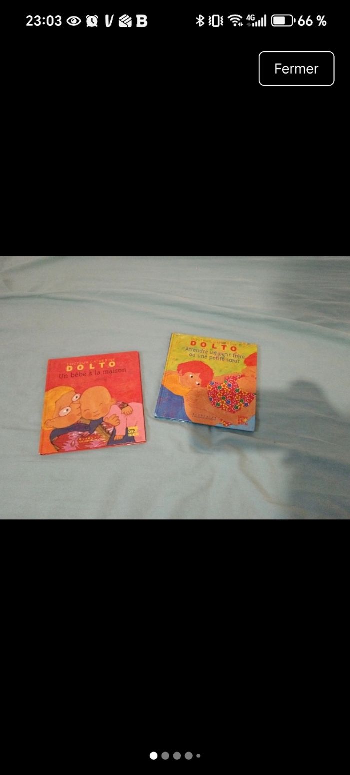 2 livres Francoise Dolto naissance / bébé - photo numéro 1