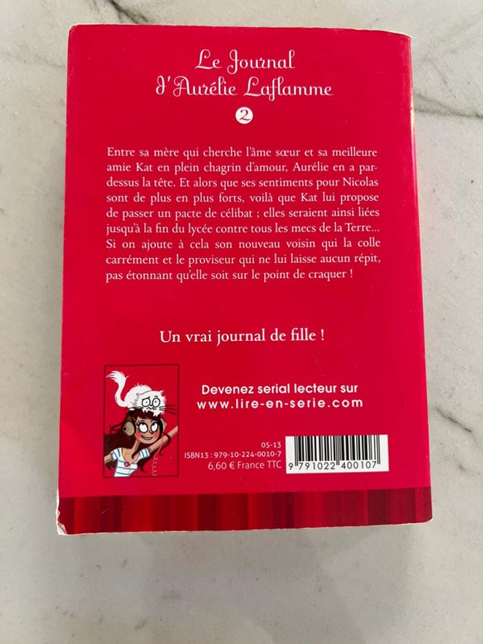Livre « le journal d’aurelie laflamme » tome 2 - photo numéro 2