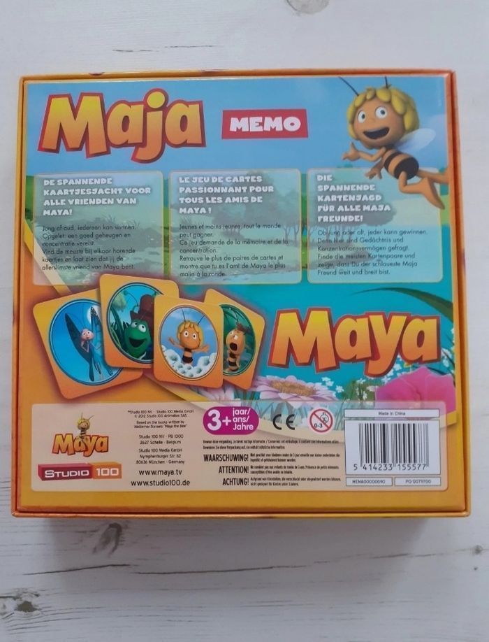 Jeu de mémoire Memory Maya l'abeille - photo numéro 2