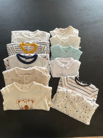 Lot vêtements naissance