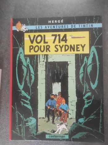 Les aventures de Tintin Vol 714 pour Sidney Hergé Casterman 1993 ?