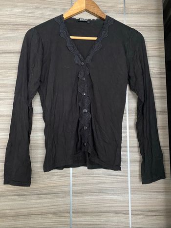 Haut gilet cardigan 38 noir