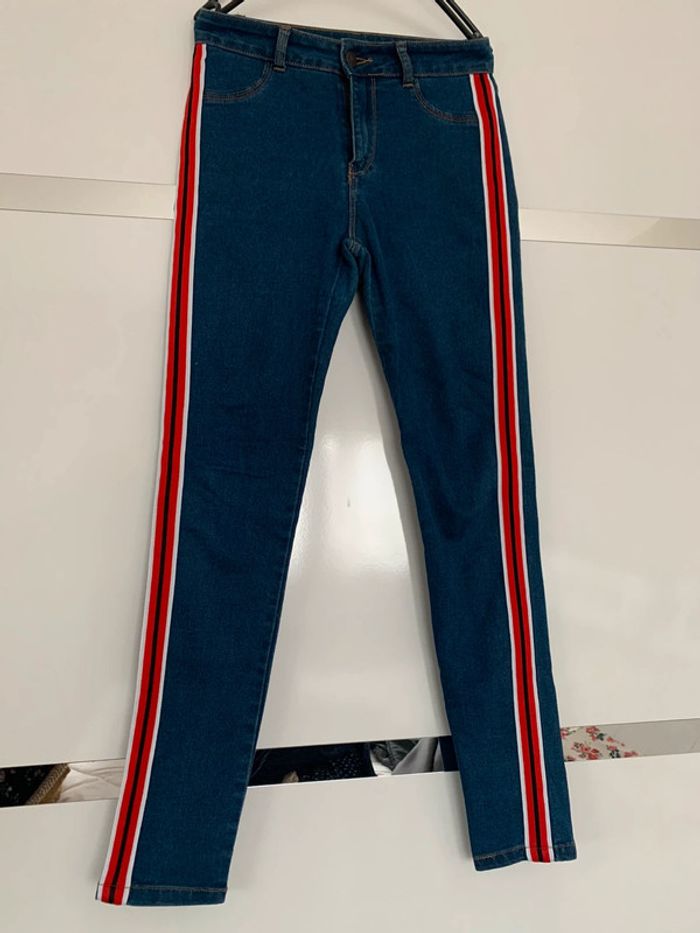 Jeans a bandes - photo numéro 3