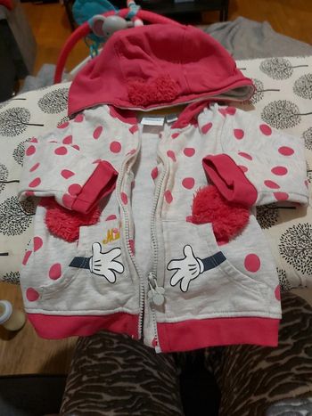 Gilet à capuche disney minnie taille 67cm 6 mois orchestra