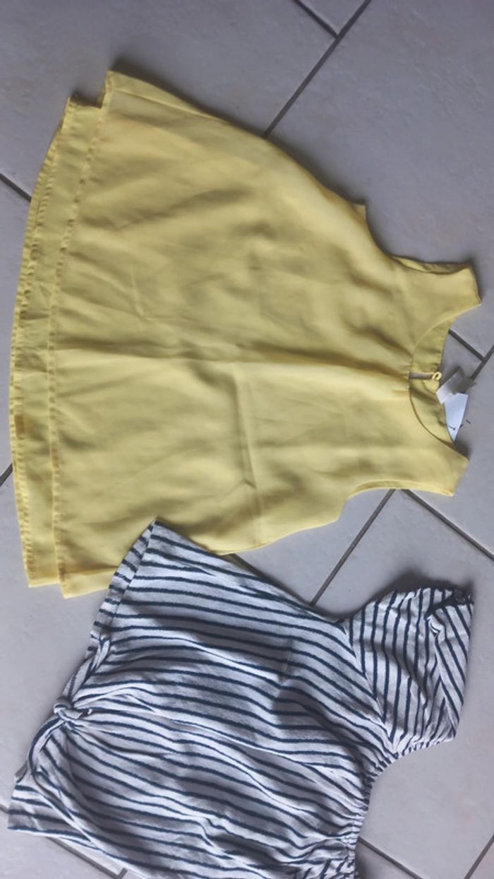 Lot de 2 hauts fille 7 / 8 ans lefties tbe - photo numéro 3
