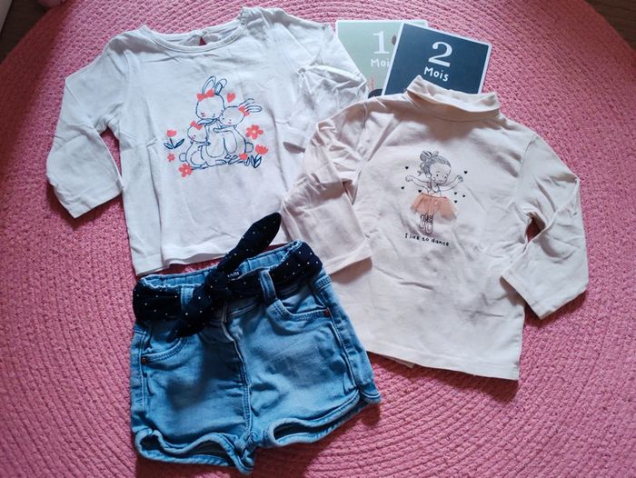 Ensemble bébé fille 12 mois