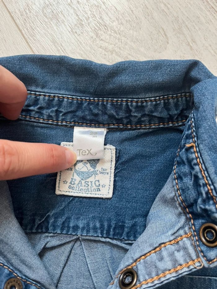 Chemise jean tex 23 mois - photo numéro 3