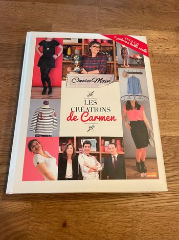 Livre Cousu Main Les créations de Carmen avec 11 patrons inclus