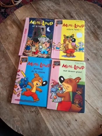 Lot de 4 livres Mini-Loup première lecture
