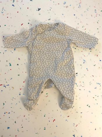 Pyjama mixte naissance gris