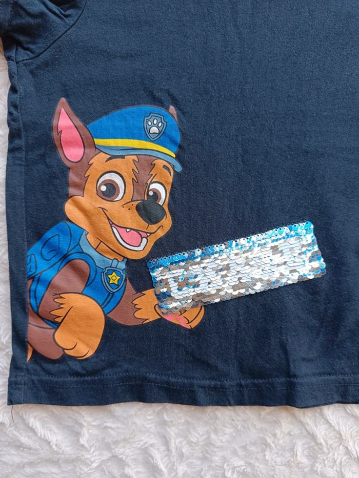 Tee shirt chemise manches courtes Garçon 2/4 ans Chase Pat patrouille Paw Patrol Nickelodeon - photo numéro 7