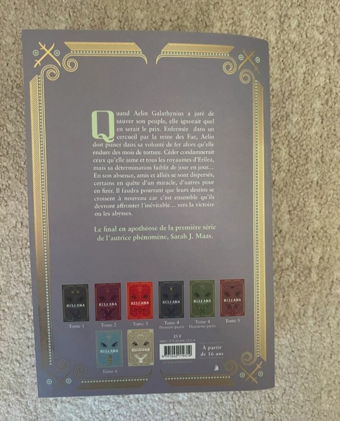 2 Romans Keleana tomes 6 La Tour de l'Aube et 7- Sarah J. Maas La Martinière - photo numéro 10