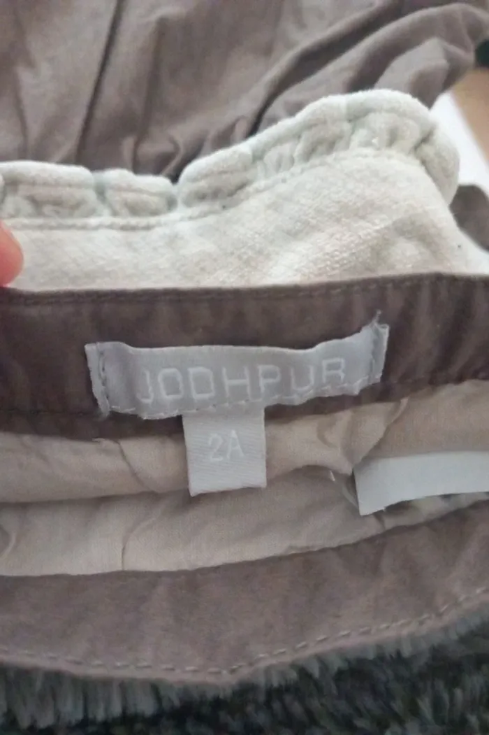Jupe Jodhpur marron et beige – Taille 2 ans - photo numéro 3