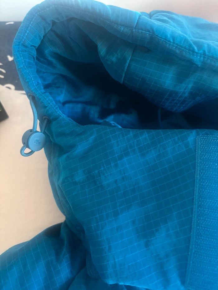 Doudoune Lacoste taille us: xs/ fr: 44 bleu à carreau - photo numéro 12