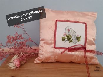 Coussin pour alliances