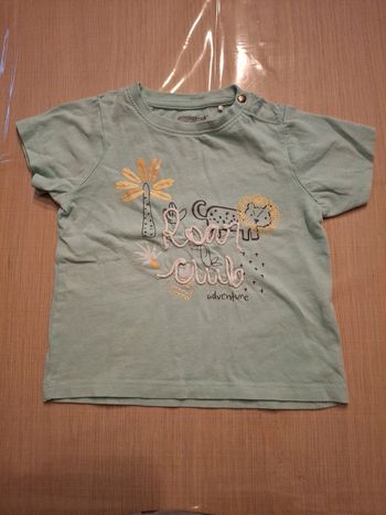 T shirt garçon bleu clair orchestra 36 mois 92 cm