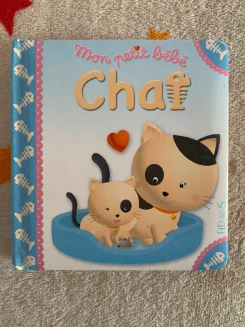 Mon Petit Bébé Chat – Livre cartonné Fleurus – Bébé dès 1 an