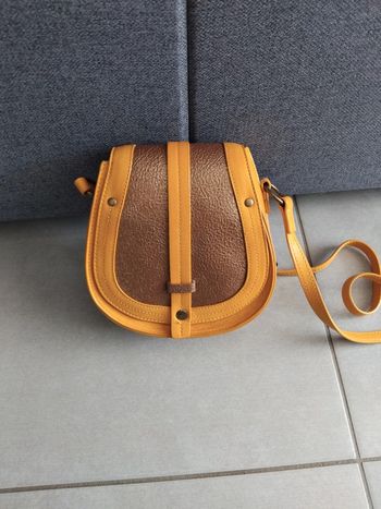 Sac bandoulière ocre