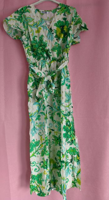 Robe longue verte