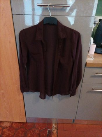 Chemise fine transparente